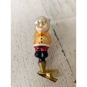 Radko snowwhite makes 8 dwarf clip on ornament glass Xmas tree